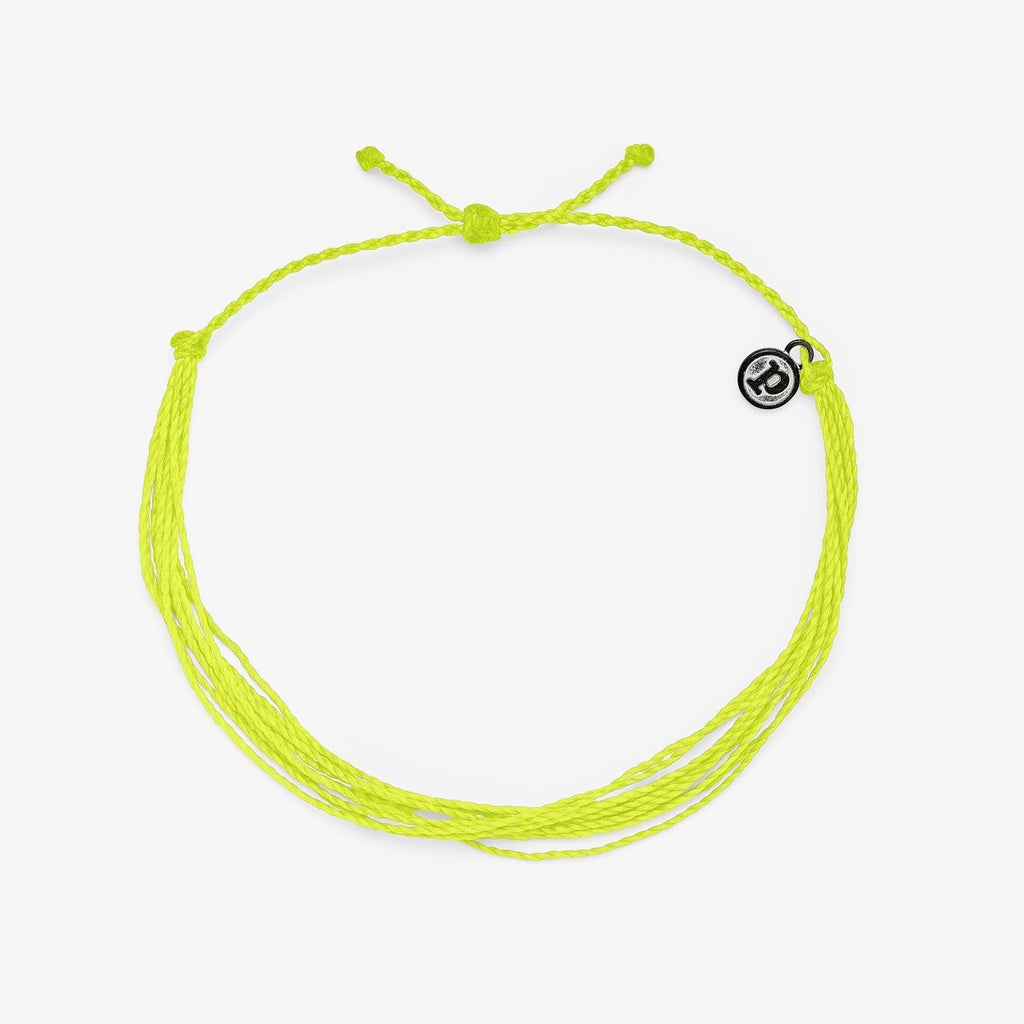 Solid Neon Yellow Anklet